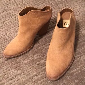 Tan booties